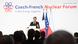 Rais wa Ufaransa Emmanuel Macron akizungumza wakati wa Kongamano la Nyuklia kati ya Jamuhuri ya Czech na Ufaransa mjini Prague. Rais wa Ufaransa Emmanuel Macron akizungumza wakati wa Kongamano la Nyuklia kati ya Jamuhuri ya Czech na Ufaransa mjini Prague.