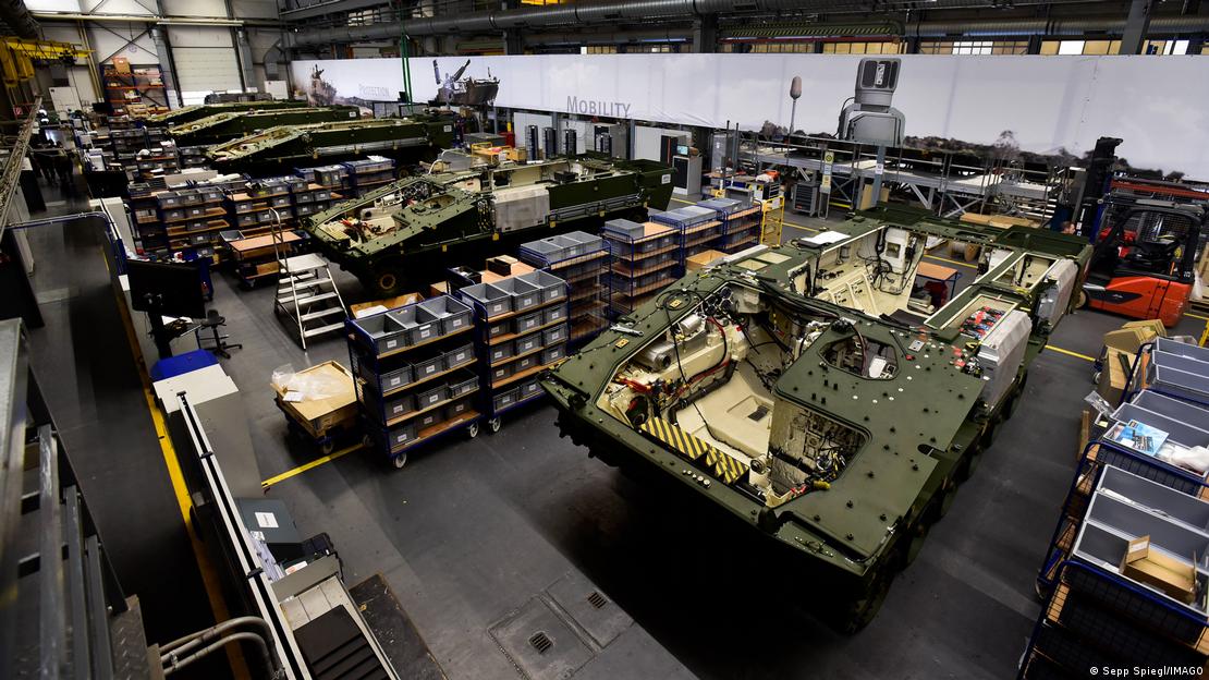 Montaža oklopnog vozila Lynx u tvornici Rheinmetall