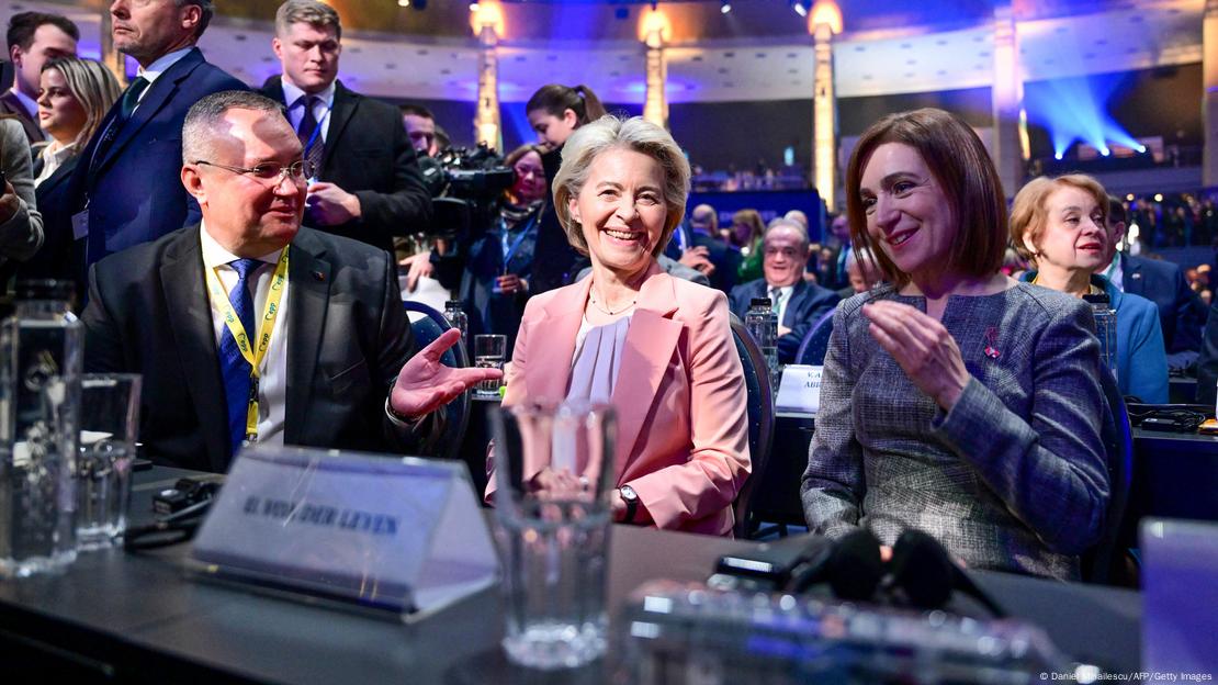 Rumänien Bukarest | EVP-Kongress mit Nicolae Ciuca, Ursula von der Leyen und Maia Sandu