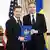 El primer ministro de Suecia, Ulf Kristersson, y el secretario de Estado de Estados Unidos, Antony Blinken.