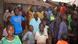 People gather around an area were gunmen kidnapped school children in Chikun, Nigeria, Thursday, March 7, 2024. People gather around an area were gunmen kidnapped school children in Chikun, Nigeria, Thursday, March 7, 2024.