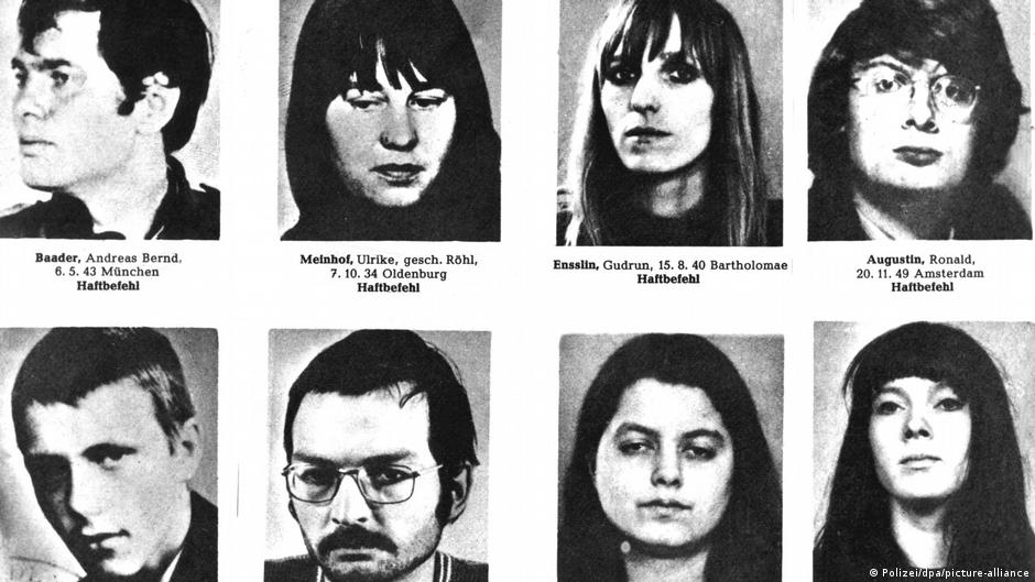 Ove fotografije nemačka policija koristila je sedamdesetih godina prošlog veka na poternici za osumnjičenim teroristima Frakcije Crvene armije (RAF)