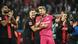 La joie des joueurs du Bayer Leverkusen La joie des joueurs du Bayer Leverkusen