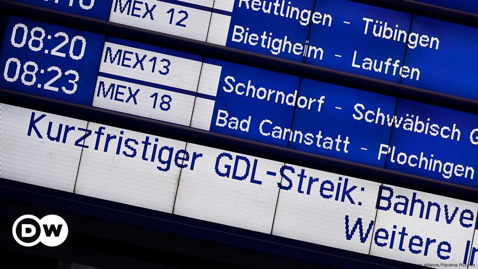 Germany: Deutsche Bahn, Lufthansa workers go on strike – DW – 03/12/2024