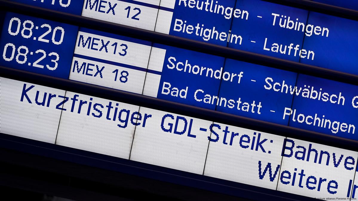 Germany: Deutsche Bahn, Lufthansa workers go on strike – DW – 03/12/2024