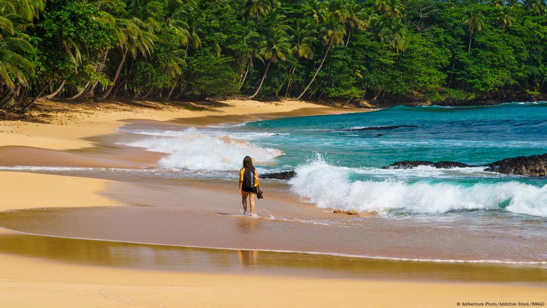 Pješčana plaža u São Tomé i Príncipe