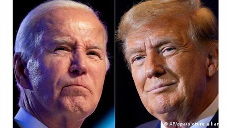 Bei der US-Präsidentschaftswahl im November kommt es erneut zum Zweikampf zwischen dem früheren US-Präsidenten Donald Trump und dem Amtsinhaber Joe Biden (Archivbild)
