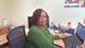 Robi Ochieng at work.
