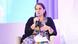 Mariana Alvarado del Real speaking on a panel.