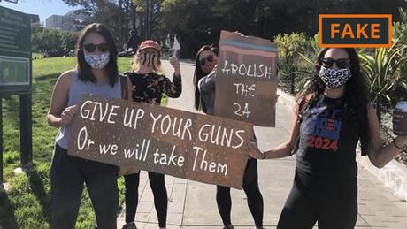Faktencheck: Demonstrieren diese Frauen wirklich gegen Waffenbesitz?