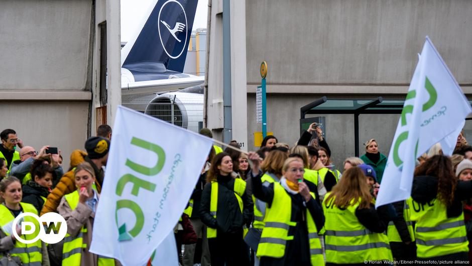 Streiks an Flughäfen bis Freitag verlängert – DW – 13.03.2024