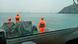 Taiwanese coast guard workers take part in a rescue mission after a Chinese fishing vessel capsized near the Taiwan-controlled Kinmen Islands Taiwanese coast guard workers take part in a rescue mission after a Chinese fishing vessel capsized near the Taiwan-controlled Kinmen Islands