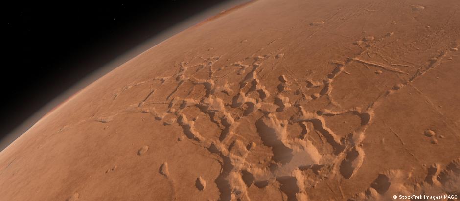 A simulação reproduziu condições como a temperatura ambiente e a concentração de gases presentes em Marte