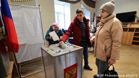 Echte Gegner hat Wladimir Putin bei der Präsidentenwahl 2024 nicht zu befürchten.