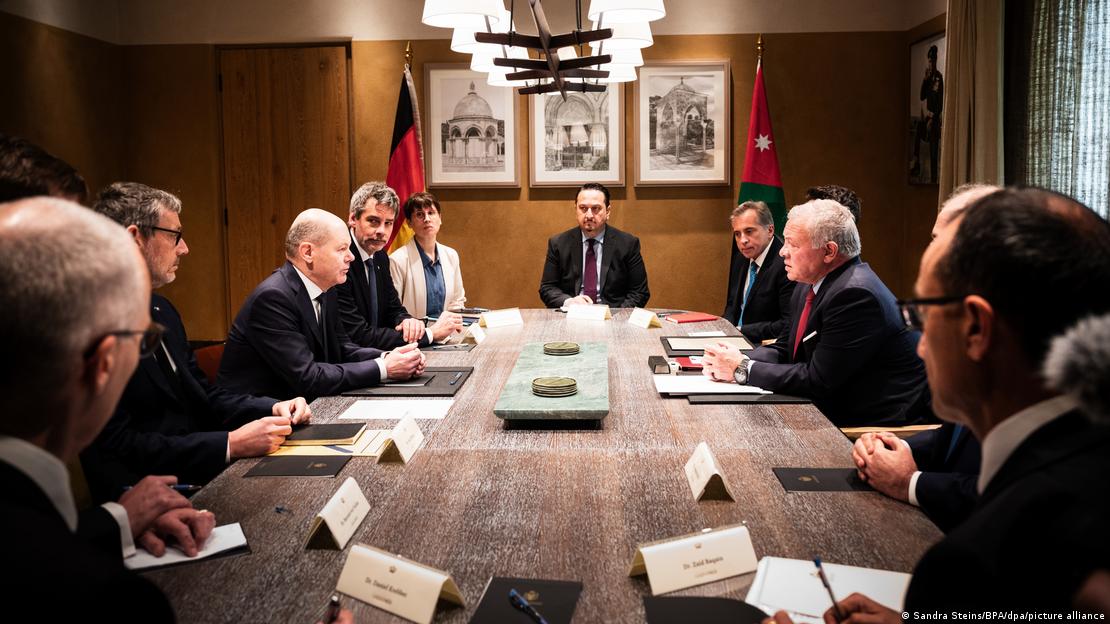 ملاقات اولاف شولتس، صدراعظم آلمان و ملک عبدالله دوم، پادشاه اردن ملاقات اولاف شولتس، صدراعظم آلمان و ملک عبدالله دوم، پادشاه اردن