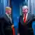 Bundeskanzler Scholz und Israels Ministerpräsident Benjamin Netanjahu sprechen am einer UN-Vollversammlung in New York miteinander