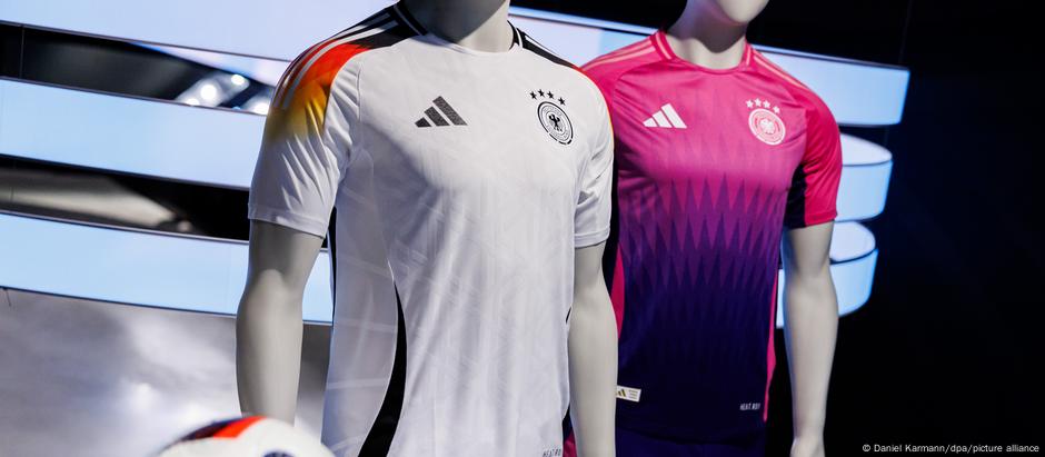 Adidas apresentou neste mês o uniforme da seleção alemã para a Eurocopa de 2024