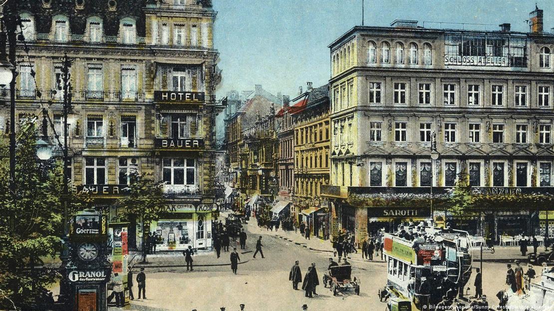 Avenida Unter den Linden de Berlim, por volta de 1910