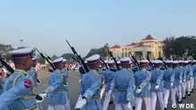 Titel: Myanmar Wehrpflicht
Beschreibung: Militärparade in Myanamar
Rechte: sind nur für diesen Beitrag gegeben
Copy: WDR
