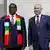El presidente de Zimbabue, Emmerson Mnangagwa, y el presidente ruso, Vladimir Putin.