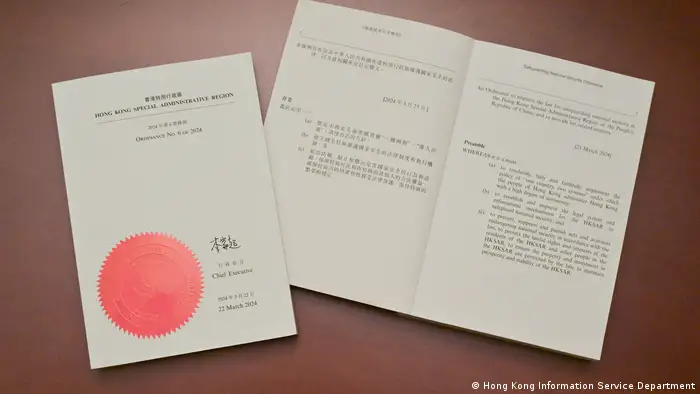 香港《基本法》第23条在3月23日刊宪生效。英国和澳大利亚则更新了前往香港的旅行建议