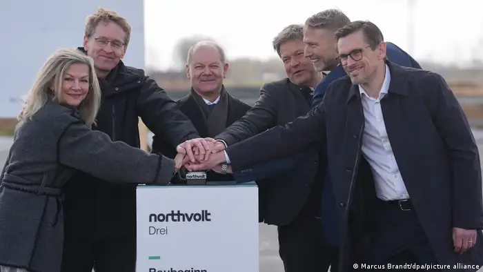 Deutschland Baustart für Northvolt-Batteriefabrik in Schleswig-Holstein
