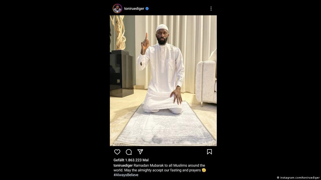 Antonio Rüdiger's controversial Instagram post
