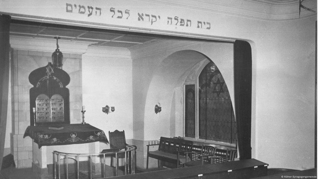 Blick in die Synagoge Ottostraße in Köln