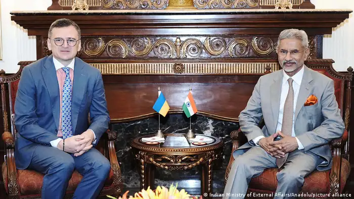 Indien | Besuch ukrainischer Au?enminister Dmytro Kuleba in Neu-Delhi