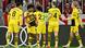 Borussia Dortmund's players celebrate Karim Adeymi (second left) scoring Borussia Dortmund's players celebrate Karim Adeymi (second left) scoring
