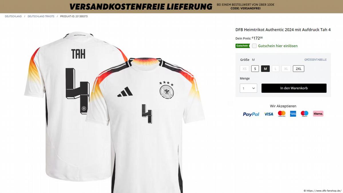 Adidas stops sales of number 44 jerseys over Nazi likeness – DW – 04/01 ...