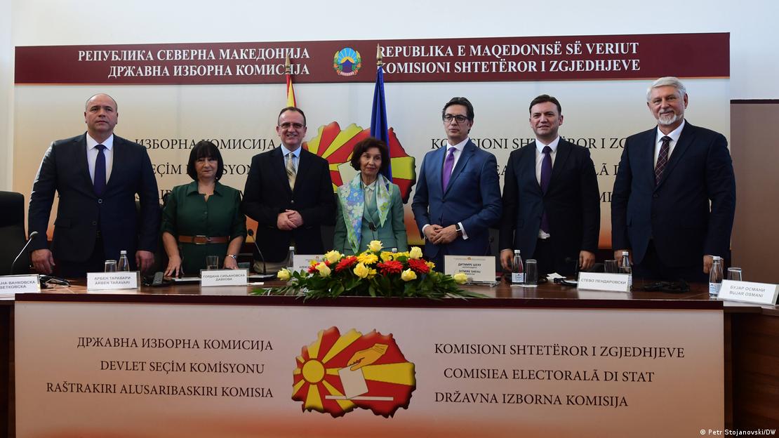 Shtatë kandidatët për president në Maqedoninë e Veriut në foto të përbaashkët