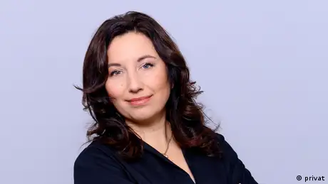 Diana Dutsyk, Geschäftsführerin des Ukrainischen Medien- und Kommunikationsinstituts