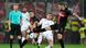 Robert Andrich et Granit Xhaka (Leverkusen) en action avec Tim Oberdorf de Düsseldorf en demi-finale de la Coupe d'Allemagne. Robert Andrich et Granit Xhaka (Leverkusen) en action avec Tim Oberdorf de Düsseldorf en demi-finale de la Coupe d'Allemagne.