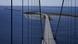 A view of the strait from the Great Belt Bridge A view of the strait from the Great Belt Bridge