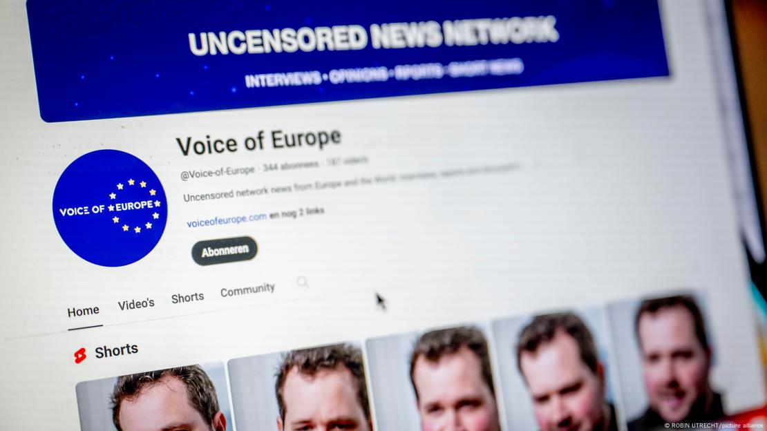 Portali i internetit "Voice of Europe"