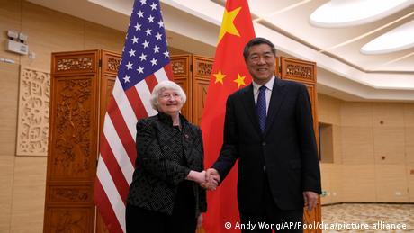 US-Finanzministerin warnt vor Chinas Überkapazitäten