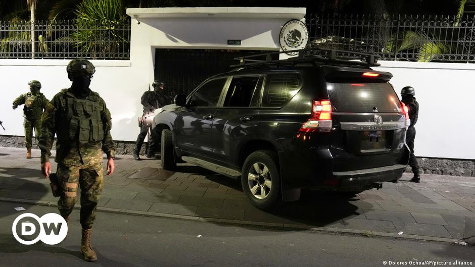 Mexico, Nicaragua cut ties with Ecuador after embassy raid – DW – 04/07/2024