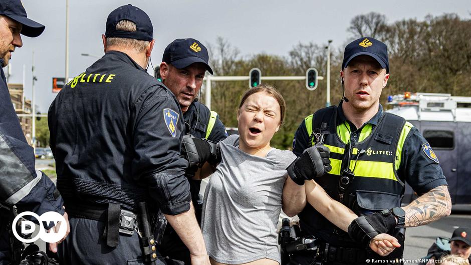 気候活動家グレタ・トゥーンベリさんがオランダで逮捕 – DW – 2024/06/04