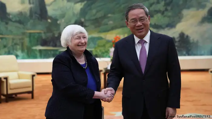 China, Beijing | Li Qiang empf?ngt Janet Yellen