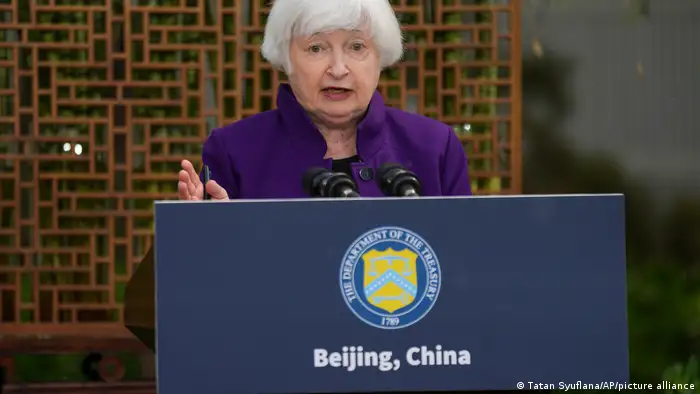 China, Beijing | US-Finanzministerin Janet Yellen