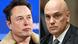 Elon Musk e Alexandre de Moraes Elon Musk e Alexandre de Moraes