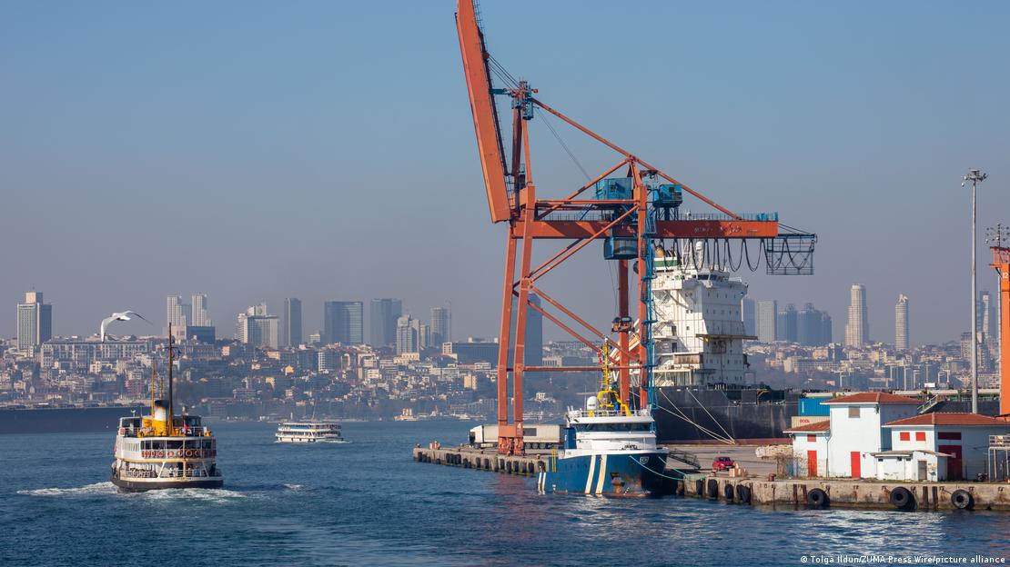 El puerto de Haydarapasa en Turquía, actualmente inactivo.