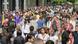 People in the pedestrian zone in Frankfurt am Main in Germany People in the pedestrian zone in Frankfurt am Main in Germany
