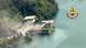 A video still shot shows smoke rising from a hydroelectric plant in Italy A video still shot shows smoke rising from a hydroelectric plant in Italy