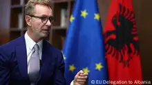 Silvio Gonzato, EU Ambassador to Albania
Tirana, Albania
11.04.2024
Photo taken by: EU Delegation to Albania