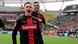 Florian Wirtz celebrates a goal, and a title for Bayer Leverkusen Florian Wirtz celebrates a goal, and a title for Bayer Leverkusen
