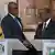 Brice Oligui Nguema et Alassane Ouattara le 11 avril à Abidjan