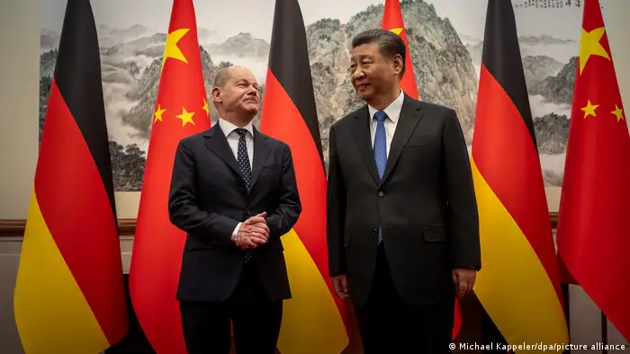 China Peking | Präsident Xi empfängt Bundeskanzler Scholz