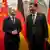 El canciller alemán, Olaf Scholz, junto al presidente chino, Xi Jinping.